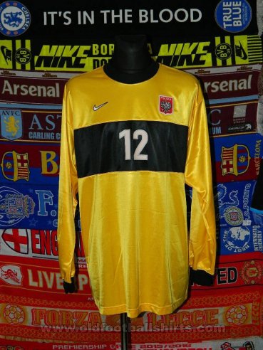 Poland Goleiro camisa de futebol 1998 - 1999