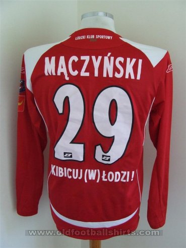 ŁKS Łódź Μακριά φανέλα ποδόσφαιρου 2009 - 2010