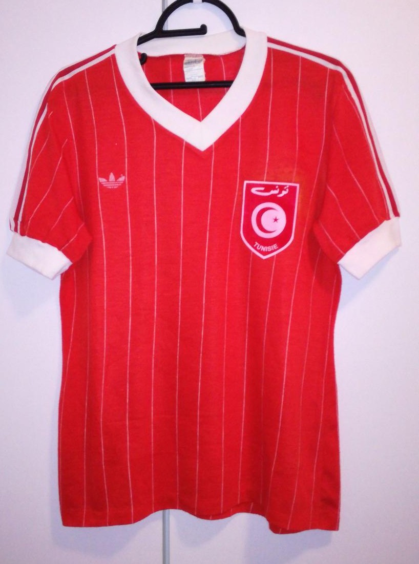 Tunisia Cup Shirt football shirt 1981 - 1982.