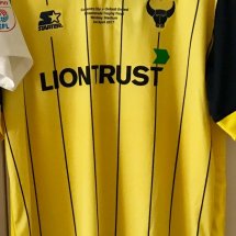 Oxford United Home football shirt 2016 - 2017 sponsored by Liontrust