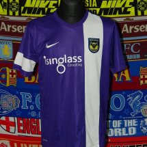 Oxford United Away football shirt 2013 - 2014 sponsored by Isinglass Consultancy