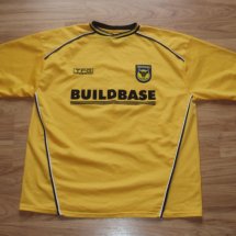 Oxford United Home football shirt 2003 - 2005 sponsored by Buildbase