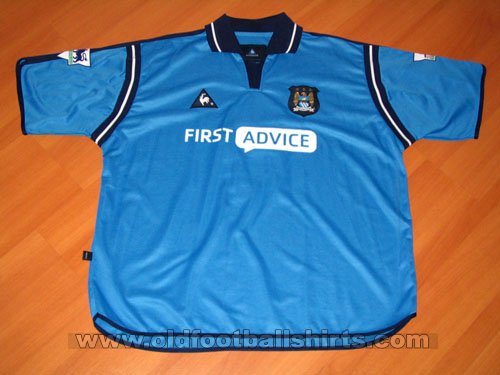 Manchester City Home Maillot de foot 2002 - 2003