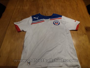Chile Fora camisa de futebol 2010 - 2011