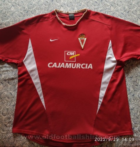 Real Murcia Home חולצת כדורגל 2001 - 2002