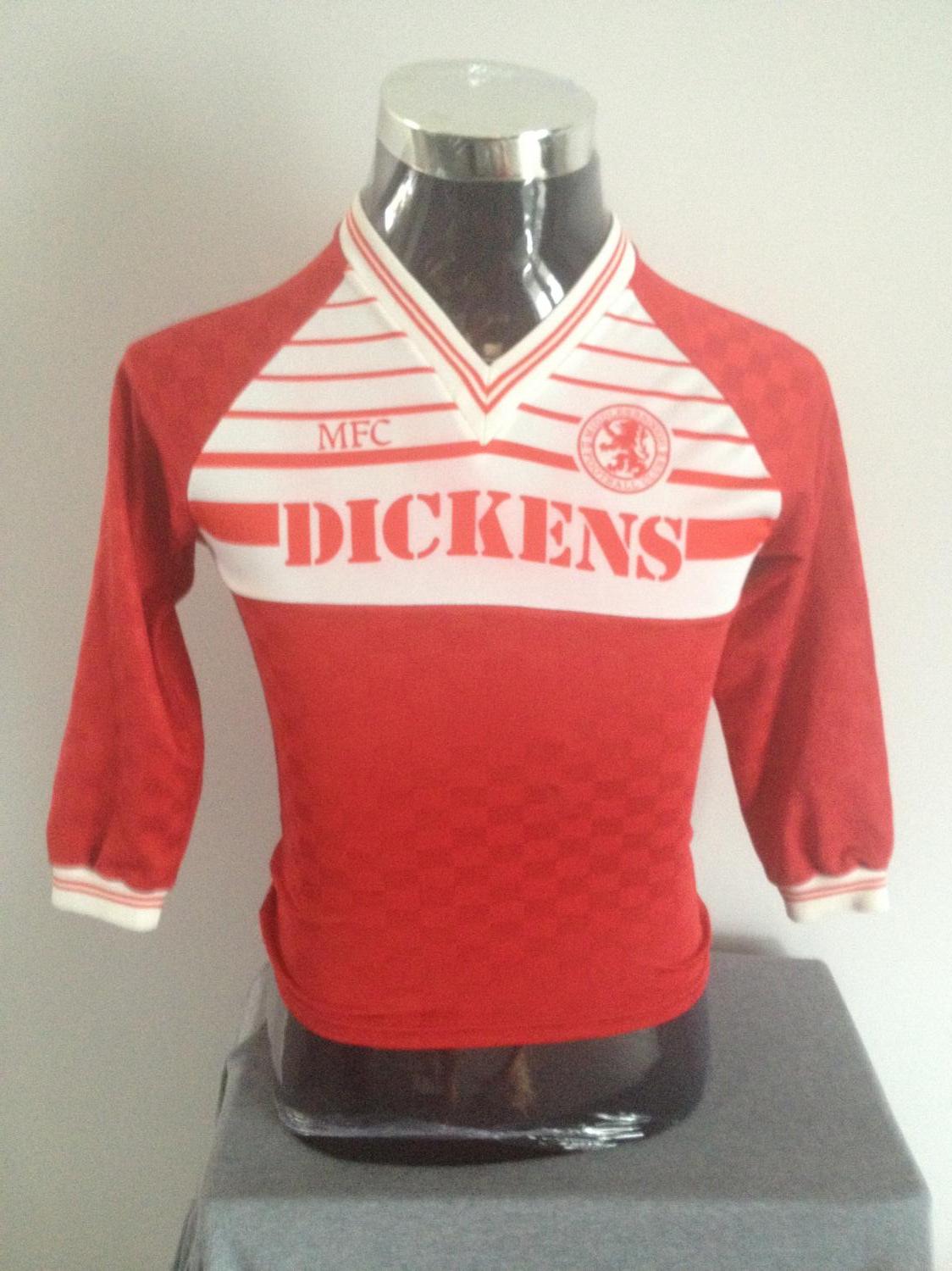 Middlesbrough Home football shirt 1987 1988. Added on 20100302, 2036
