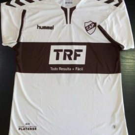 Platense Home football shirt 2018 - 2019 sponsored by TRF