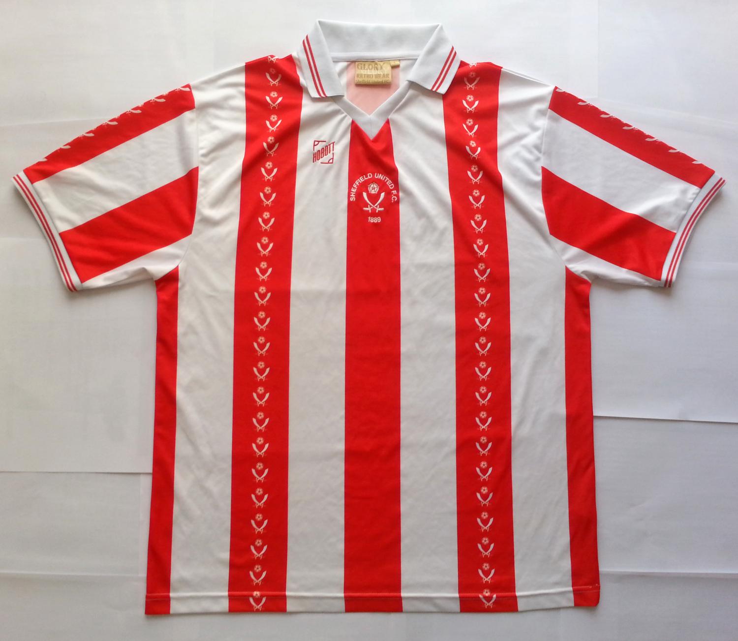 Sheffield United Home football shirt 1981 - 1983. Added on 2015-06-30, 17:51