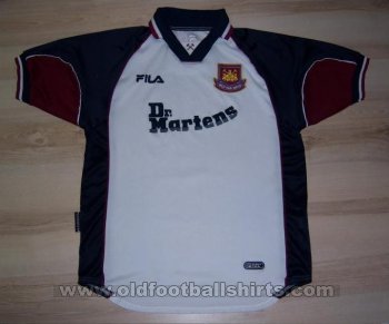 West Ham United Μακριά φανέλα ποδόσφαιρου 1999 - 2001