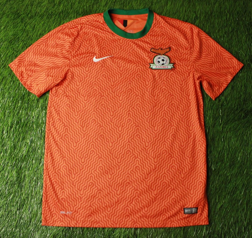 Zambia Home football shirt 2014 ?. Added on 20141231, 1402