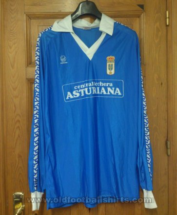 Real Oviedo Home baju bolasepak 1986 - 1988