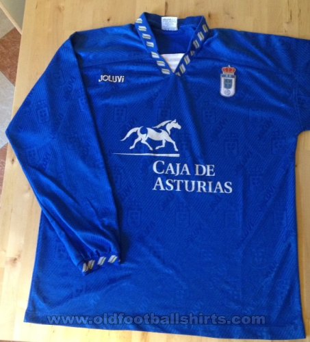 Real Oviedo Home maglia di calcio 1996 - 1997
