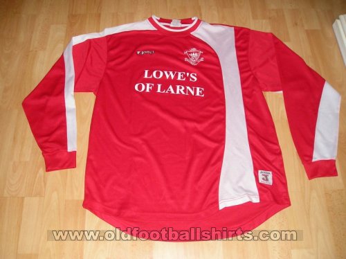 Larne Home maglia di calcio 2006 - 2007