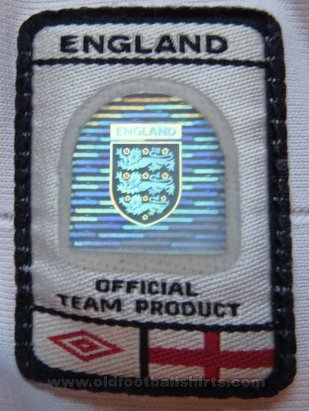 England Home camisa de futebol 2003 - 2004