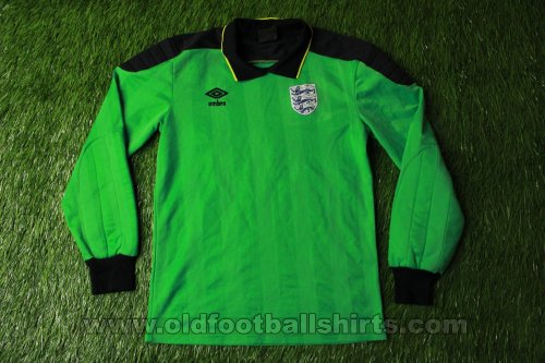 England Goleiro camisa de futebol 1985 - 1986