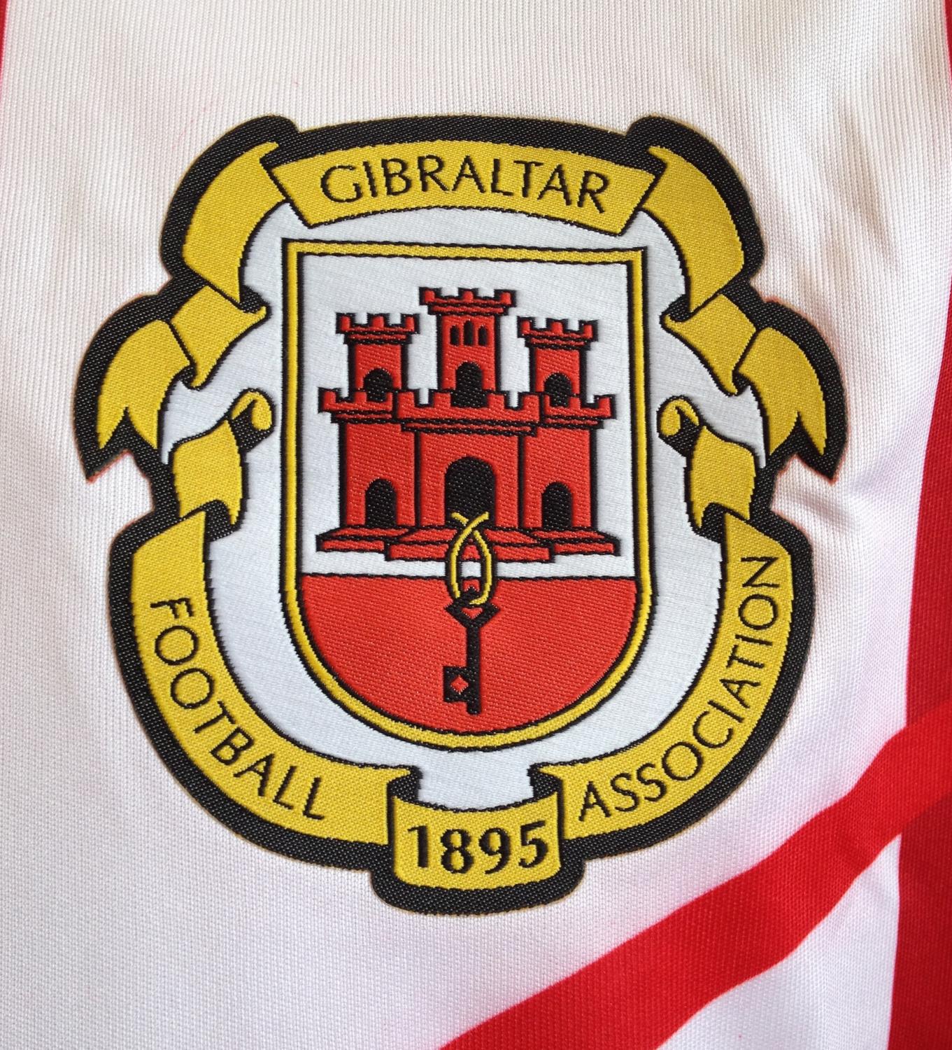 Gibraltar Home football shirt 2013 2014. Added on 20140413, 2103