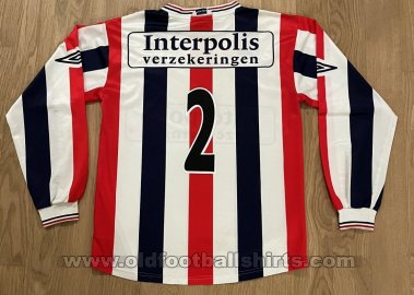 Willem II Home camisa de futebol 2001 - 2002