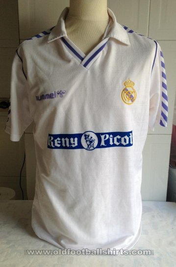 Real Madrid Home Fußball-Trikots 1989 - 1990
