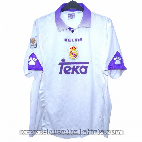 Real Madrid Home camisa de futebol 1997 - 1998