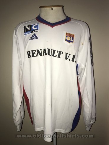 Olympique Lyonnais Home baju bolasepak 2001 - 2002
