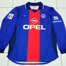 Paris Saint-Germain Home futbol forması 2000 - 2001 sponsored by Opel
