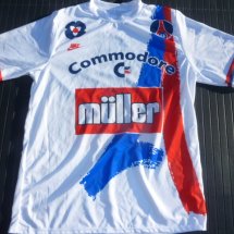 Paris Saint-Germain Home futbol forması 1991 - 1992 sponsored by Muller