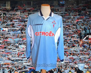 Celta Vigo футболка с кубкового матча футболка 1998 - 1999