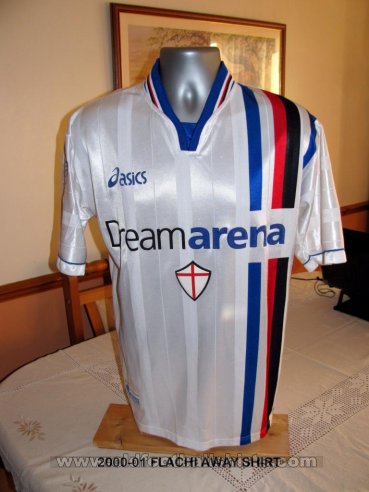 Sampdoria Borta fotbollströja 2000 - 2001