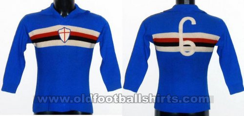 Sampdoria Home fotbollströja 1964 - 1965