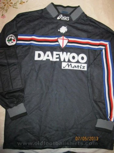 Sampdoria Målvakt fotbollströja 1998 - 1999
