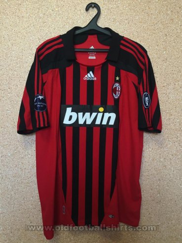 AC Milan Home baju bolasepak 2007 - 2008