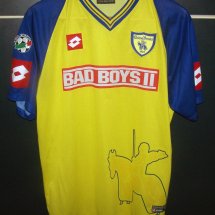 Chievo Home maglia di calcio 2003 - 2004 sponsored by Bad Boys II