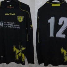 Chievo Home maglia di calcio 2009 sponsored by Banca Popolare Di Verona