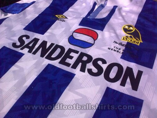 Sheffield Wednesday Beker shirt  voetbalshirt  1993