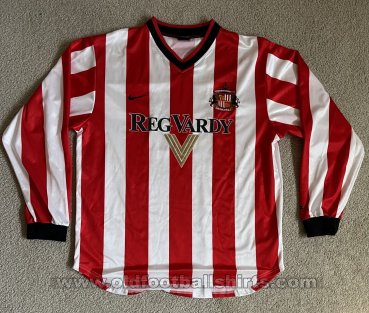 Sunderland Home φανέλα ποδόσφαιρου 2000 - 2002