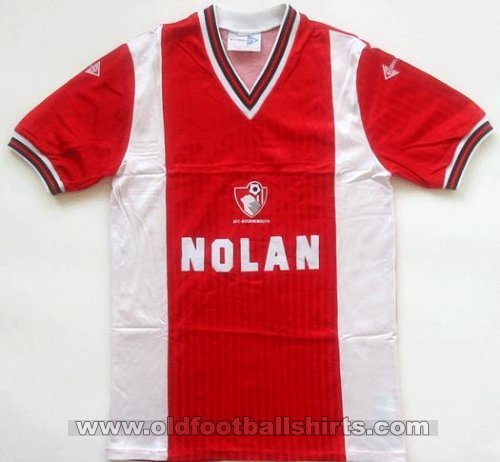 Bournemouth Home camisa de futebol 1988 - 1989