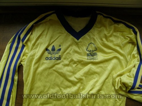 Nottingham Forest Выездная футболка 1977 - 1980