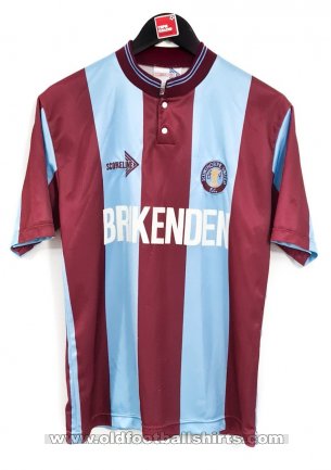 Scunthorpe United Home camisa de futebol 1989 - 1990