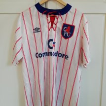 Chelsea Home baju bolasepak 1992 - 1994 sponsored by Commodore