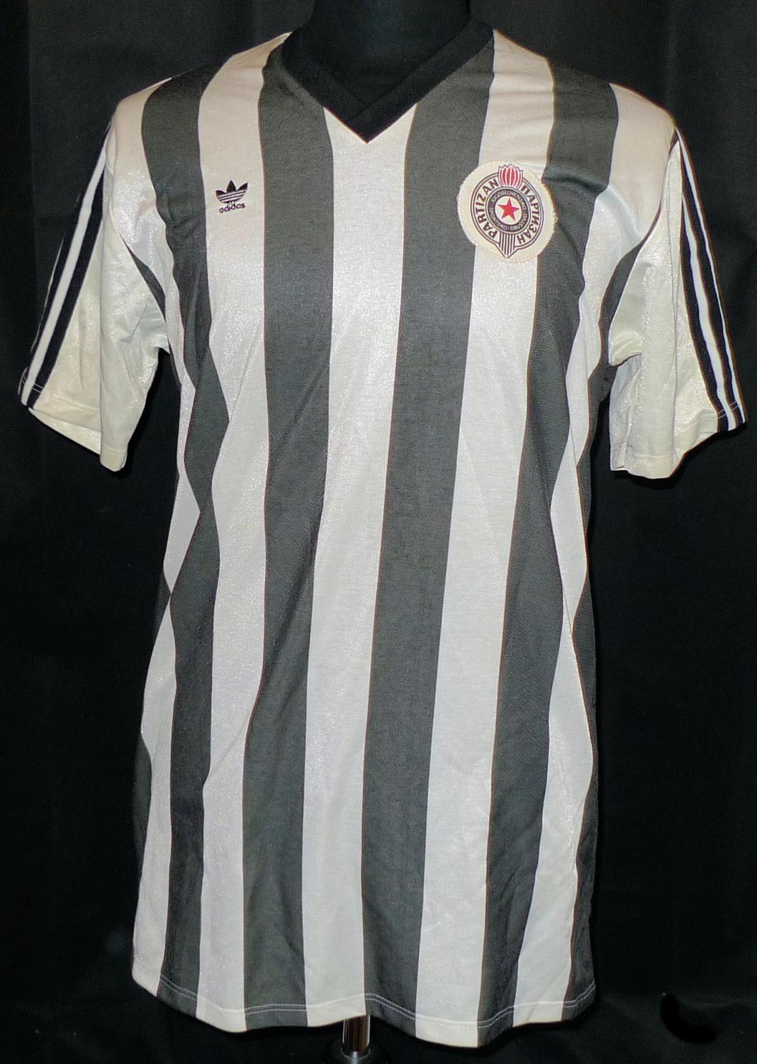 Maglietta Partizan Belgrade 100% Cotone - Uomo Maniche Corte Nero - Foto 9