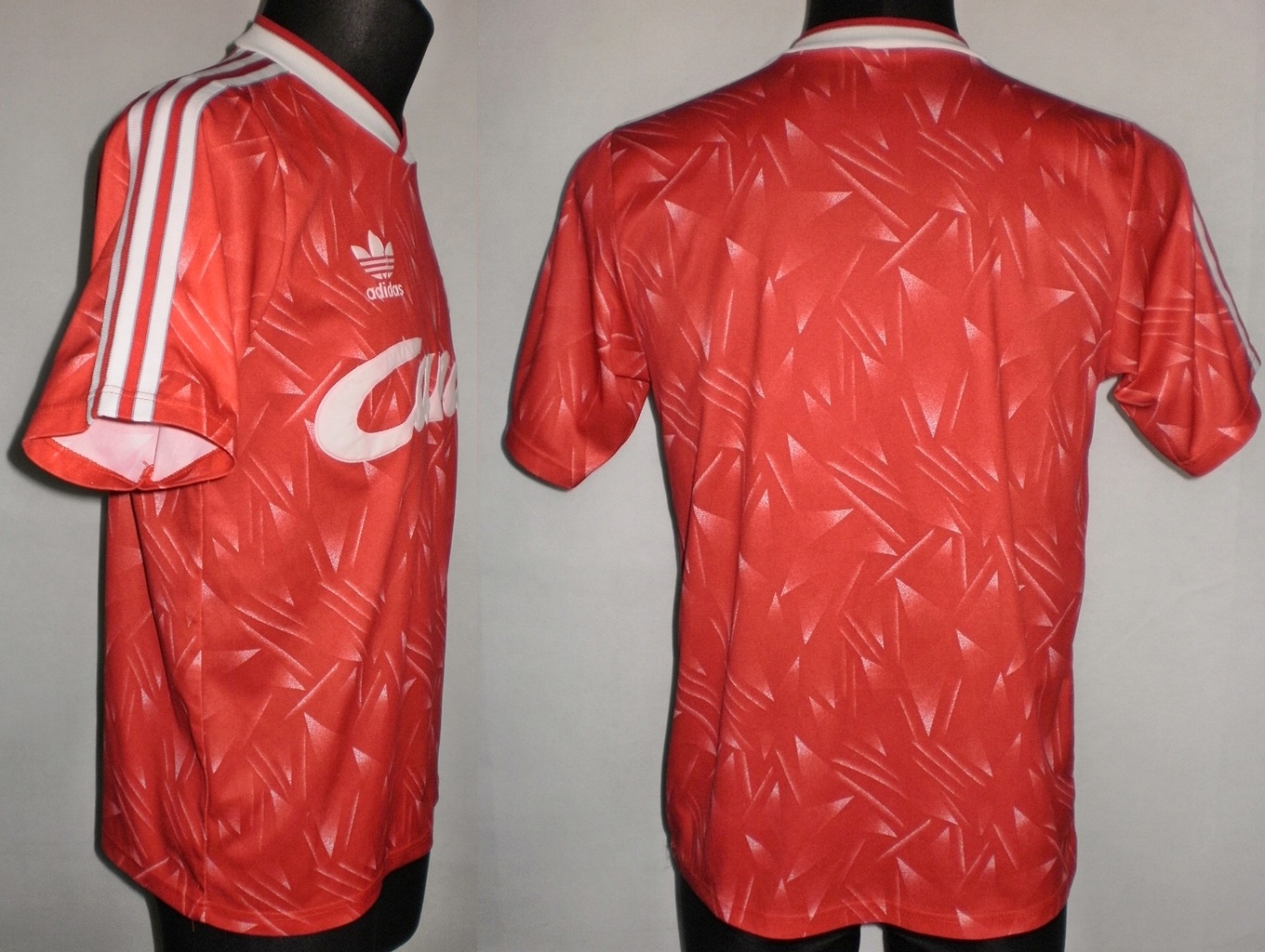 Liverpool Home football shirt 1989 - 1990. Sponsored by Candy