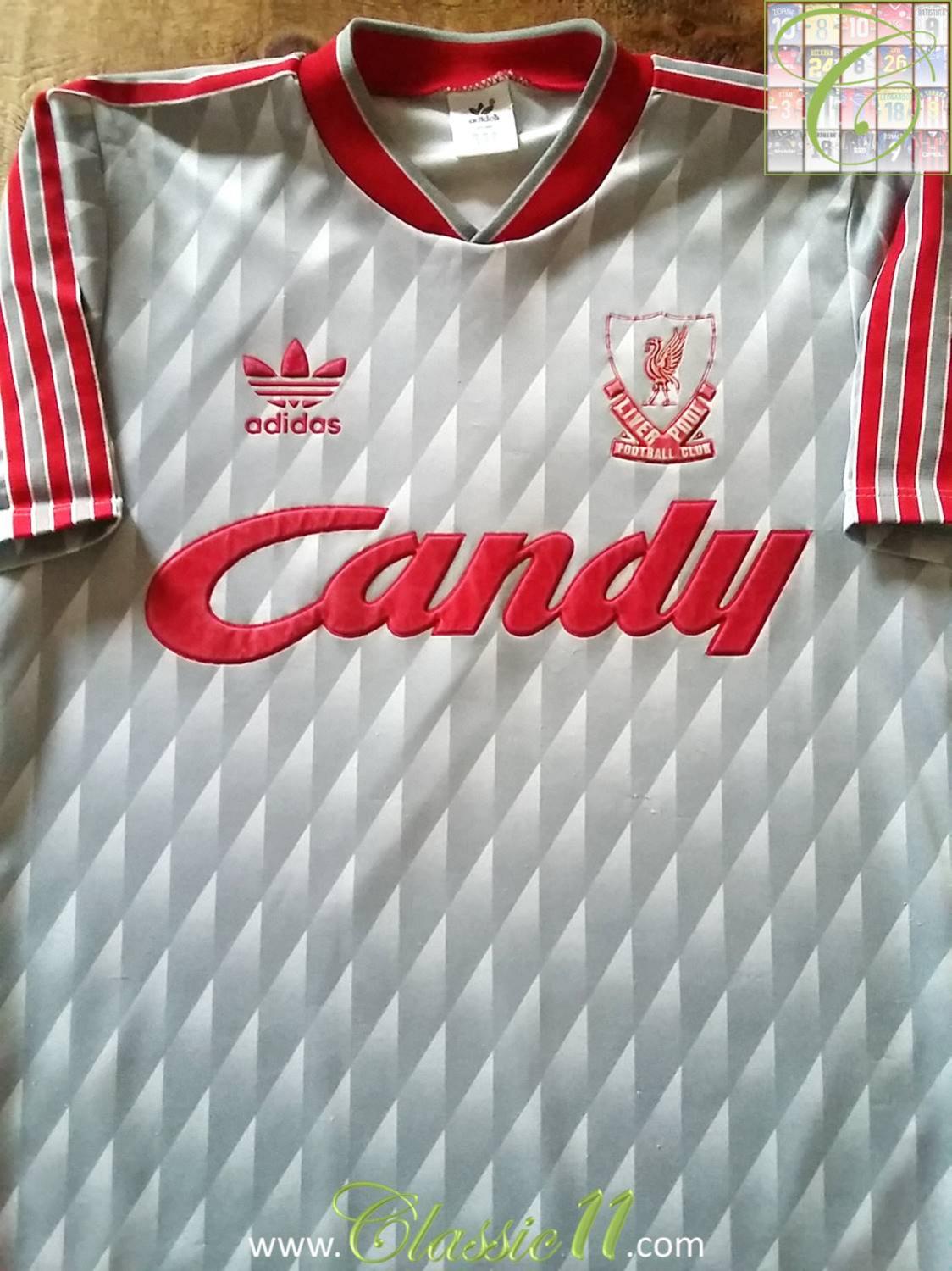 Liverpool Maglia da trasferta maglia di calcio 1989 - 1991 ...