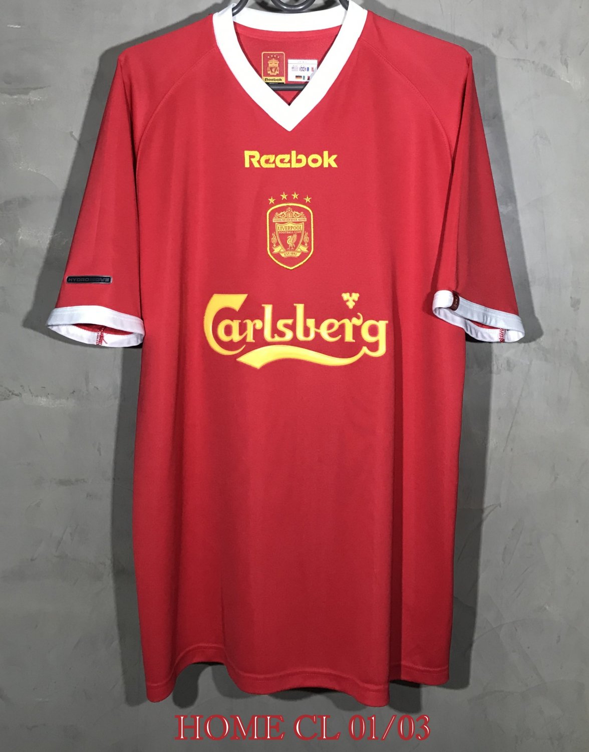 Liverpool Cup Shirt football shirt 2001 - 2003. Sponsored by Carlsberg