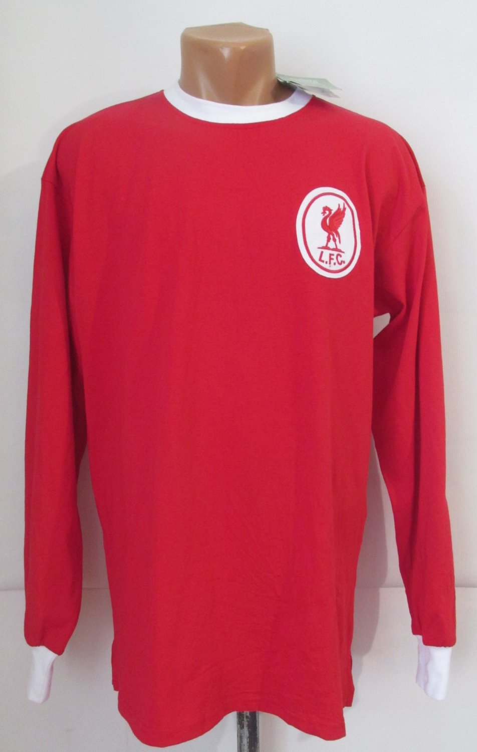 Liverpool Retro Replicas football shirt 1960 - 1969. Sponsored by no