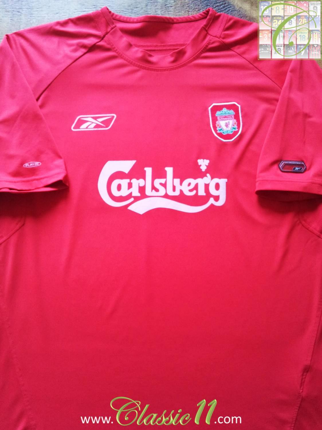 Liverpool Allenamento/Leisure maglia di calcio 2004 - 2005.