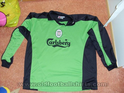 Liverpool Penjaga gol baju bolasepak 1998 - 1999