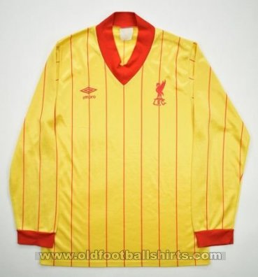 Liverpool Away baju bolasepak 1981 - 1982
