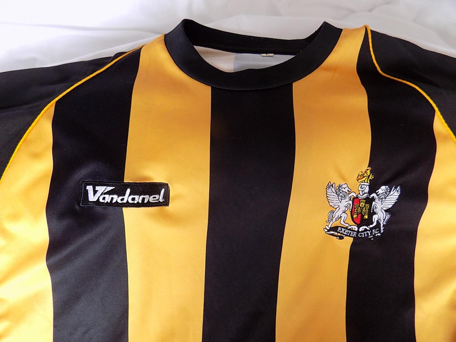 Exeter City Special football shirt 2014. Sponsored by no sponsor