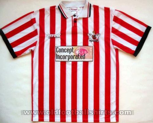 Exeter City Casa - CLÁSSICA a venda camisa de futebol 1997 - 1998