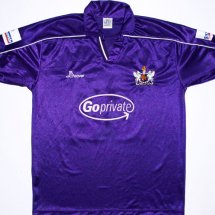 Exeter City Away football shirt 2000 - 2001 sponsored by Go Private